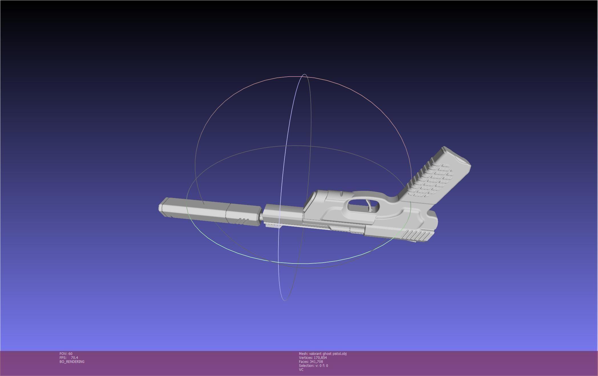 Valorant Ghost Pistol Basic Model 3D model_32