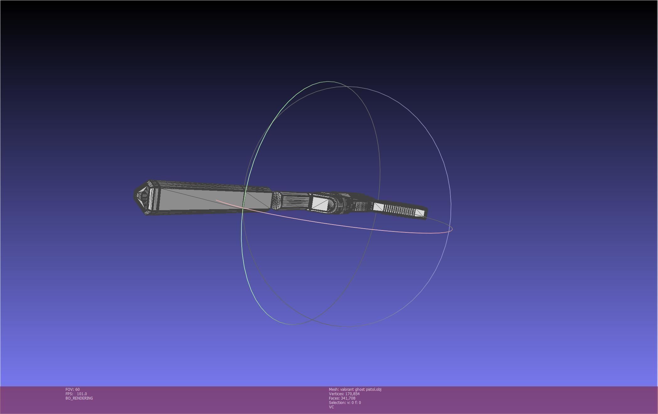 Valorant Ghost Pistol Basic Model 3D model_80
