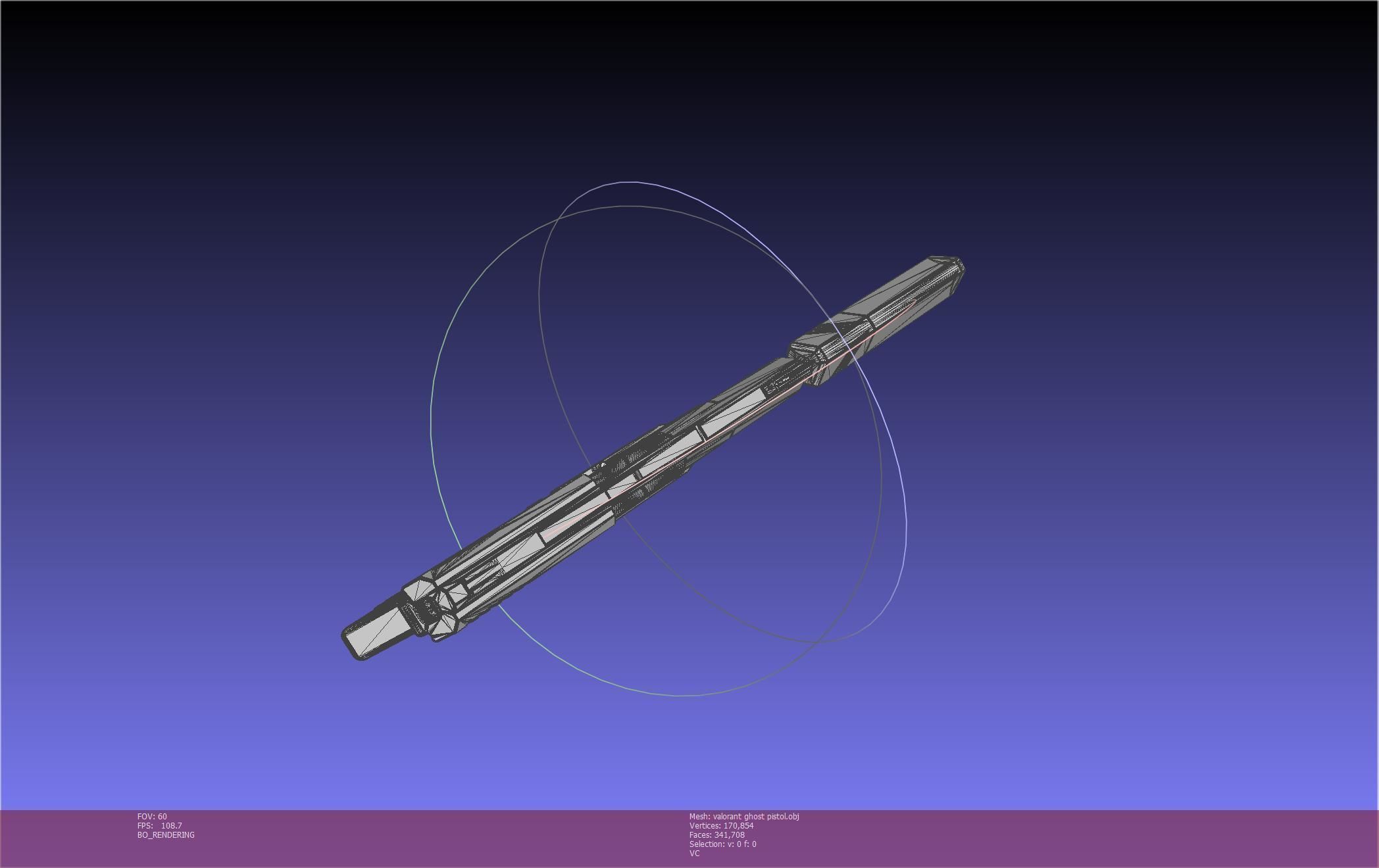 Valorant Ghost Pistol Basic Model 3D model_77