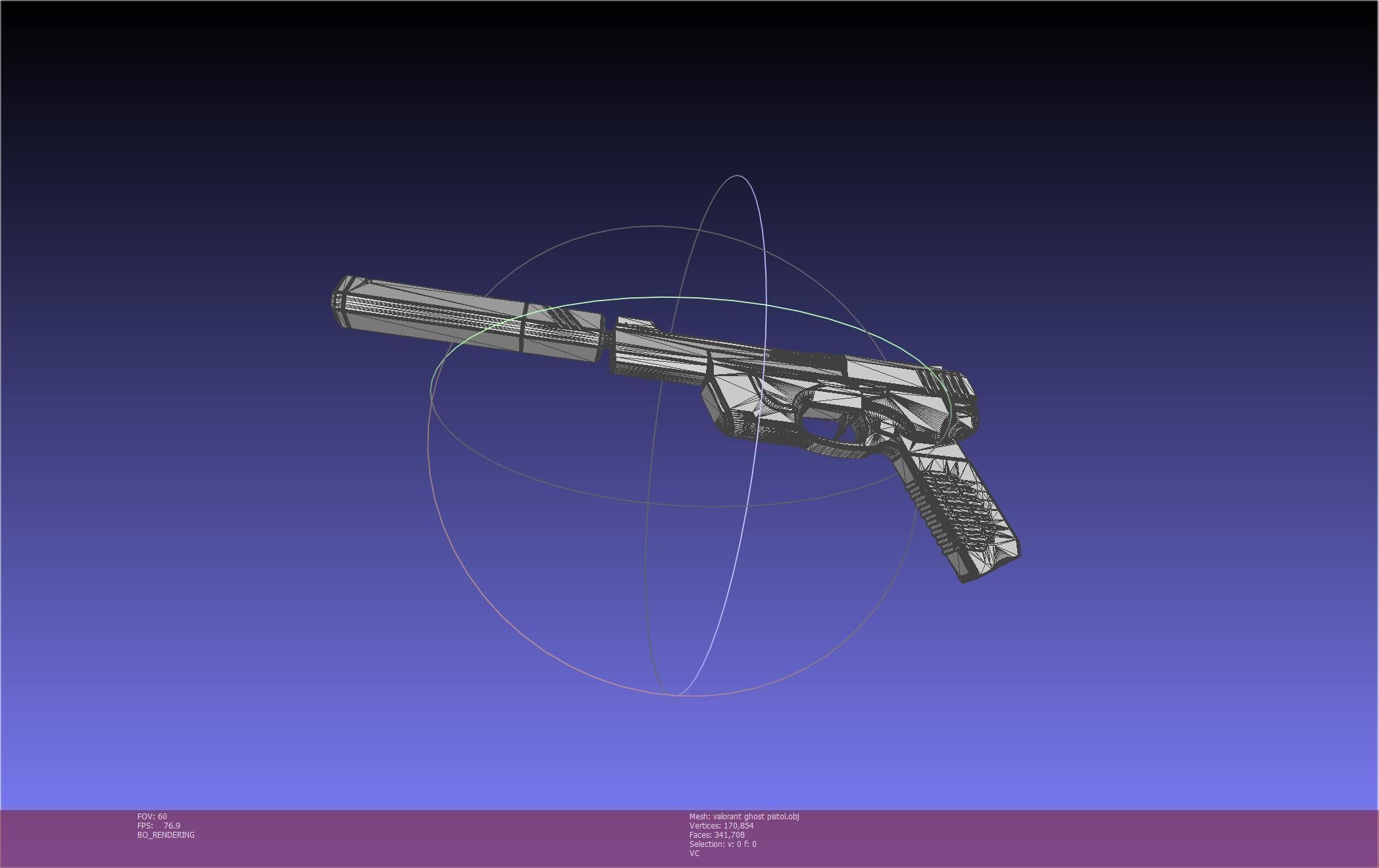 Valorant Ghost Pistol Basic Model 3D model_64