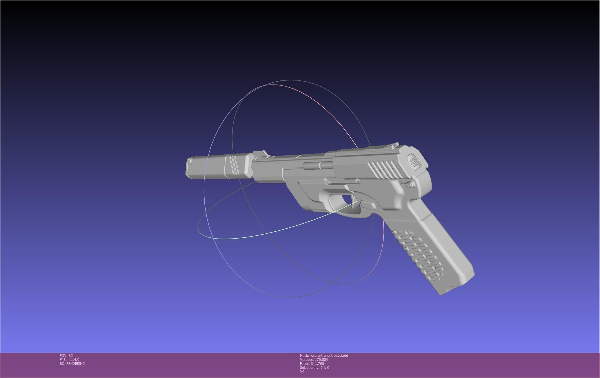 Valorant Ghost Pistol Basic Model 3D model_105
