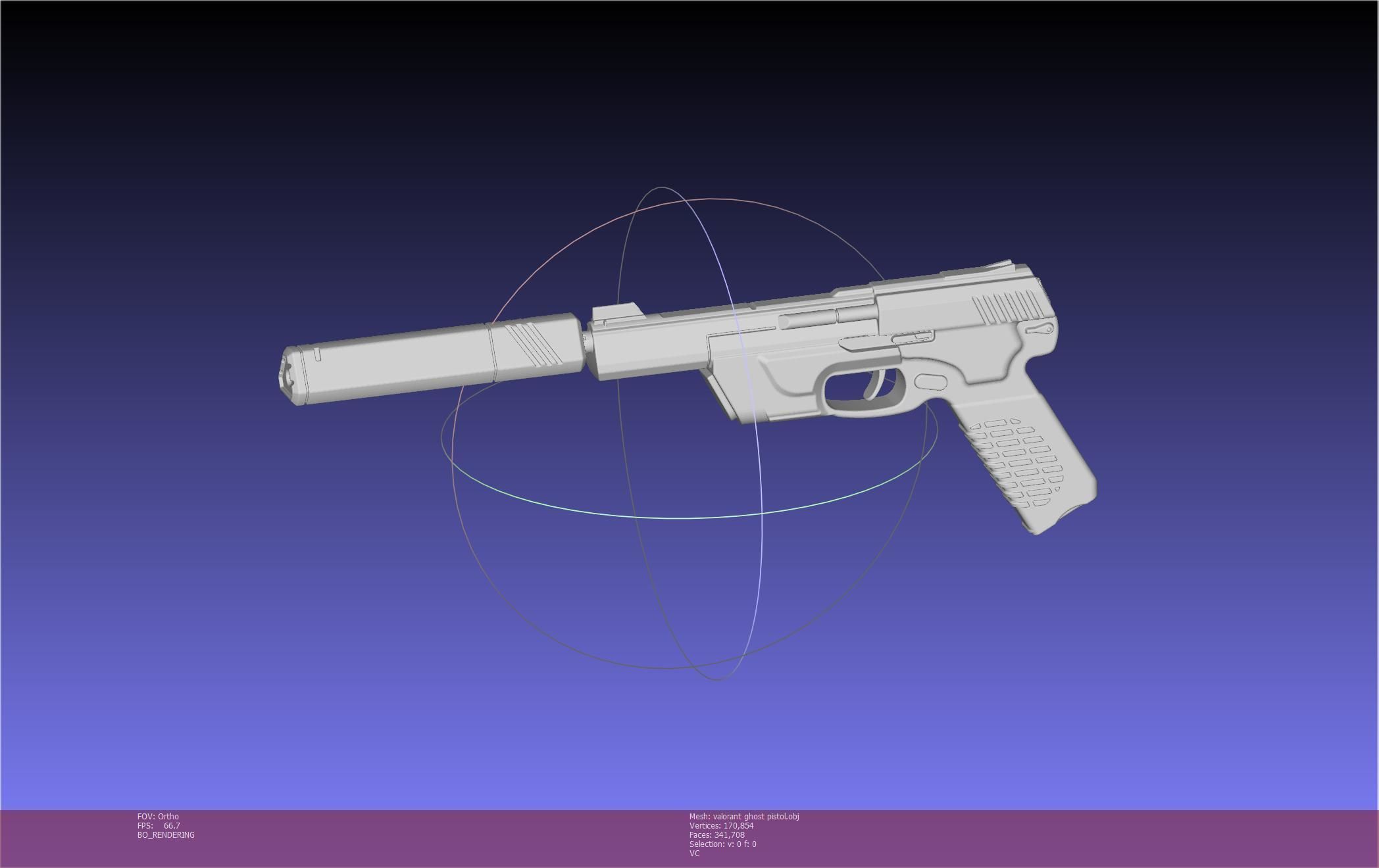 Valorant Ghost Pistol Basic Model 3D model_94