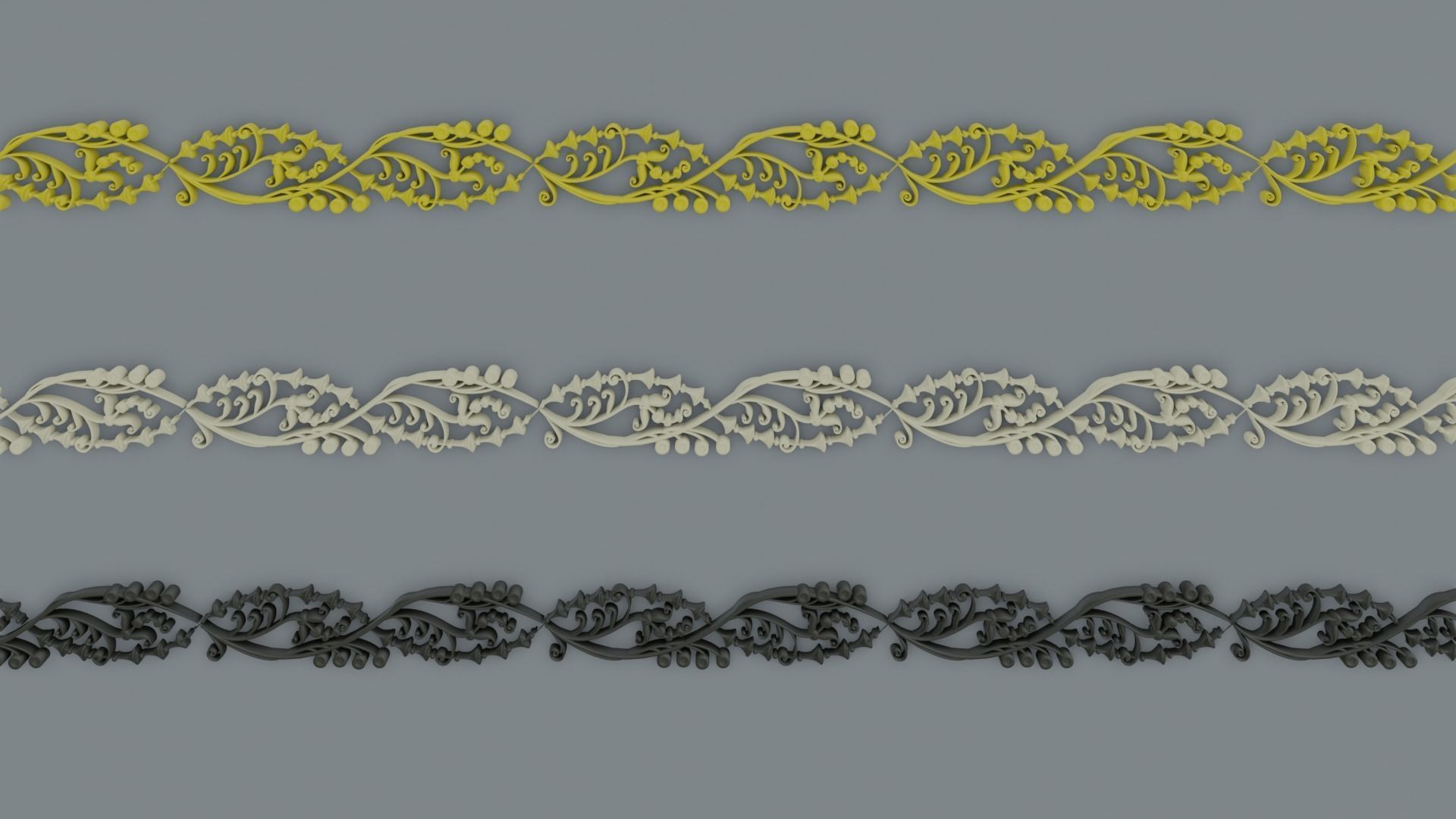 ornament baroque V7 3D model_4