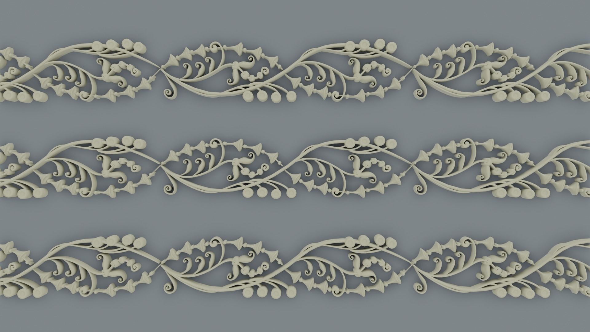 ornament baroque V7 3D model_1