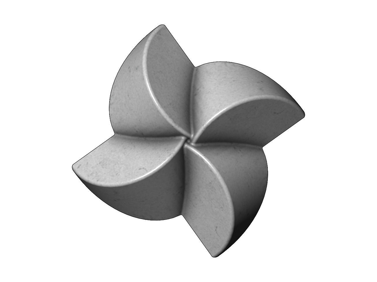 3d Geometrical pattern rosettes N02 3D print model_2