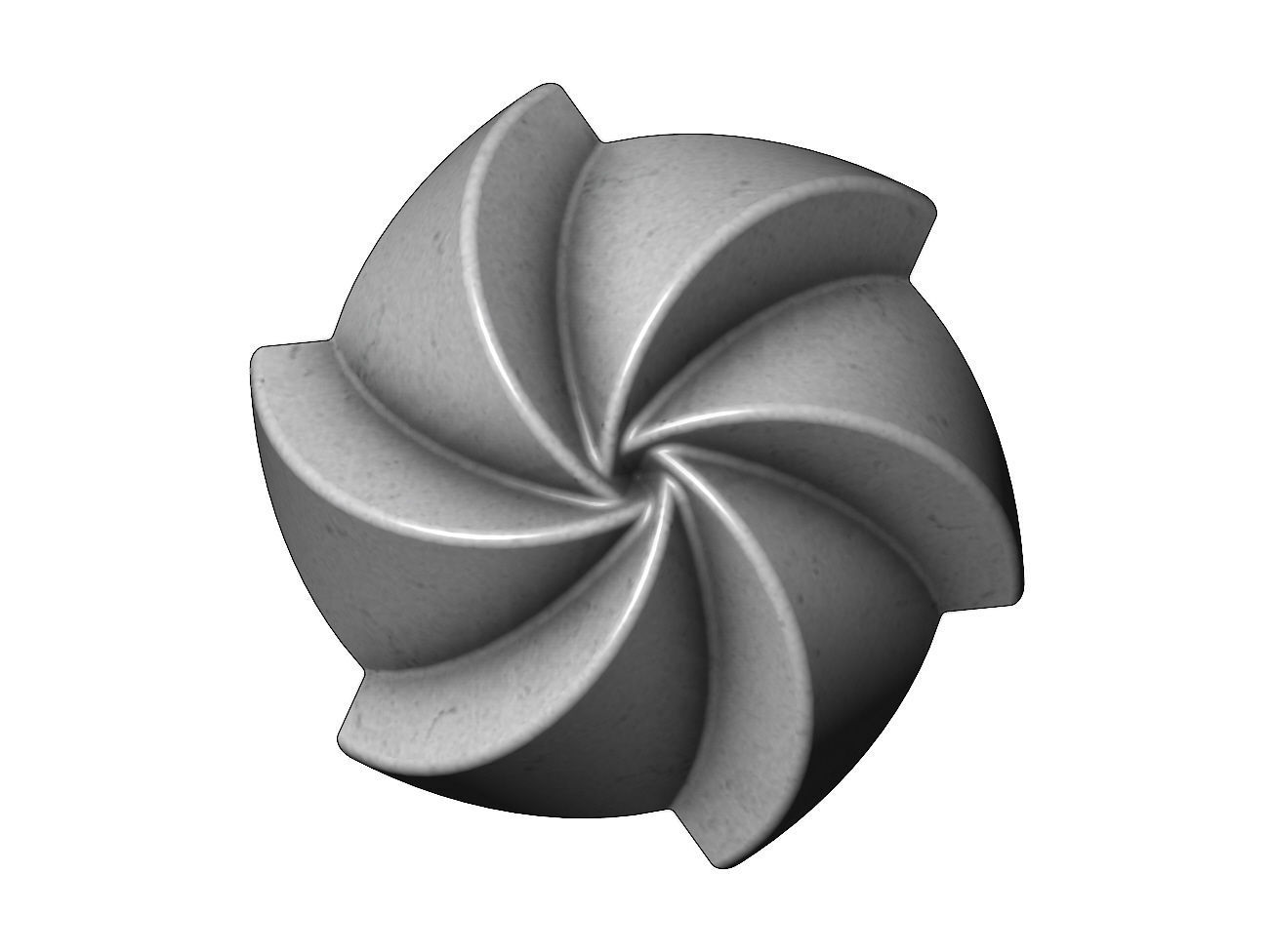 3d Geometrical pattern rosettes N02 3D print model_4