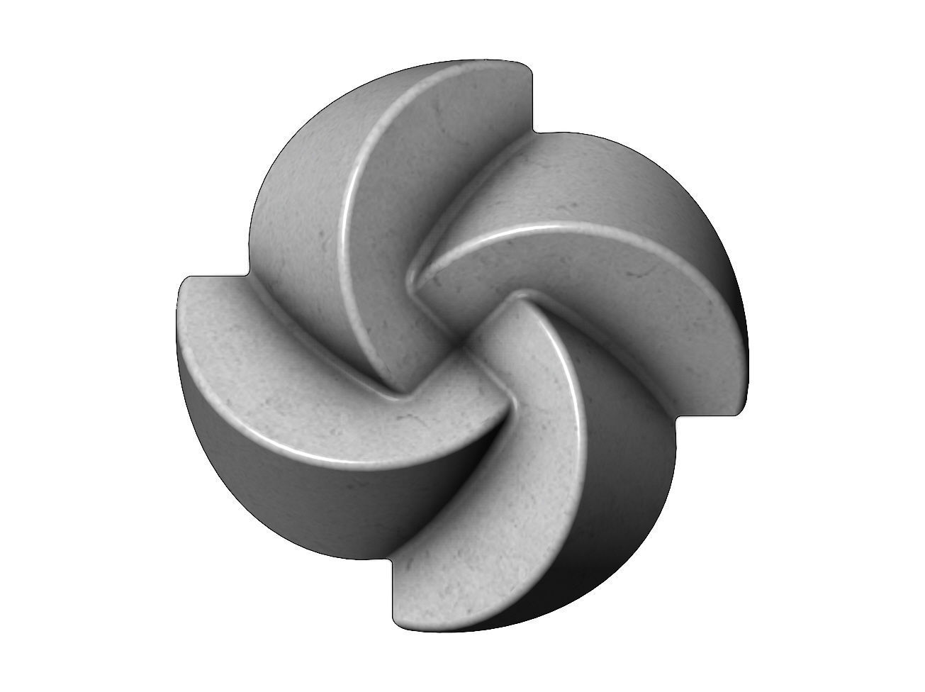 3d Geometrical pattern rosettes N02 3D print model_6