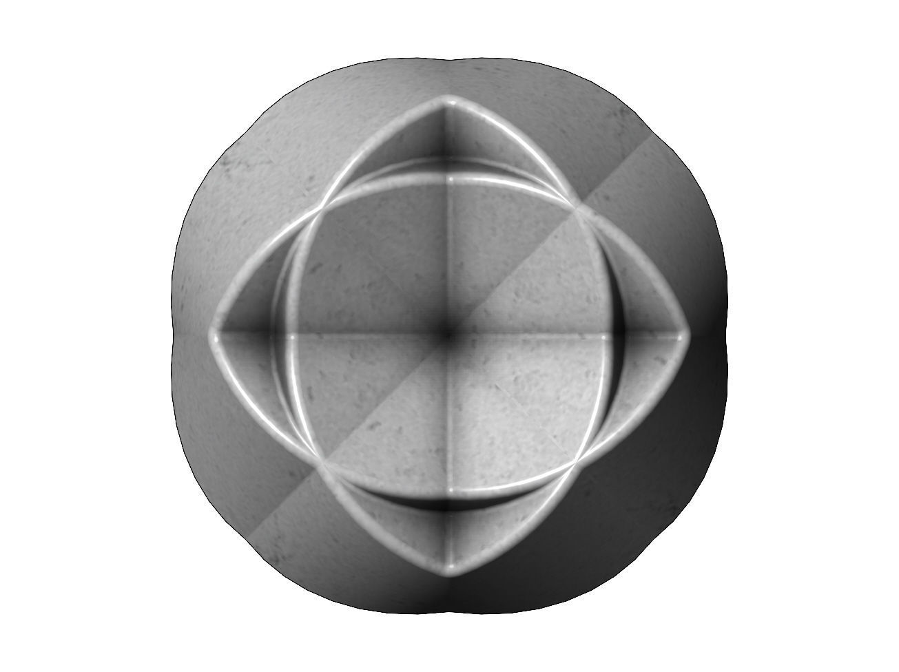 3d Geometrical pattern rosettes N02 3D print model_16