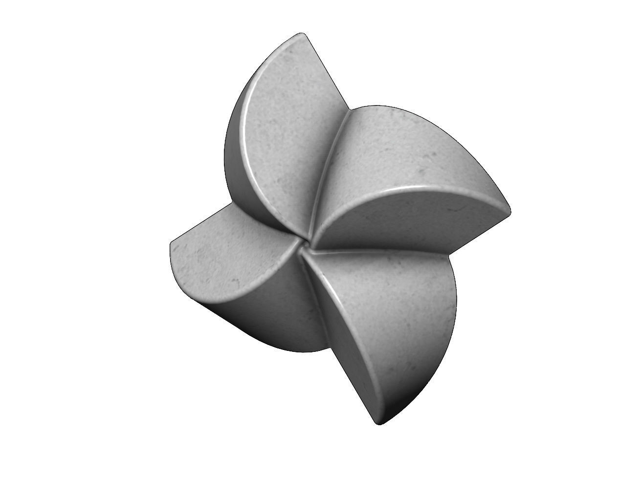 3d Geometrical pattern rosettes N02 3D print model_3
