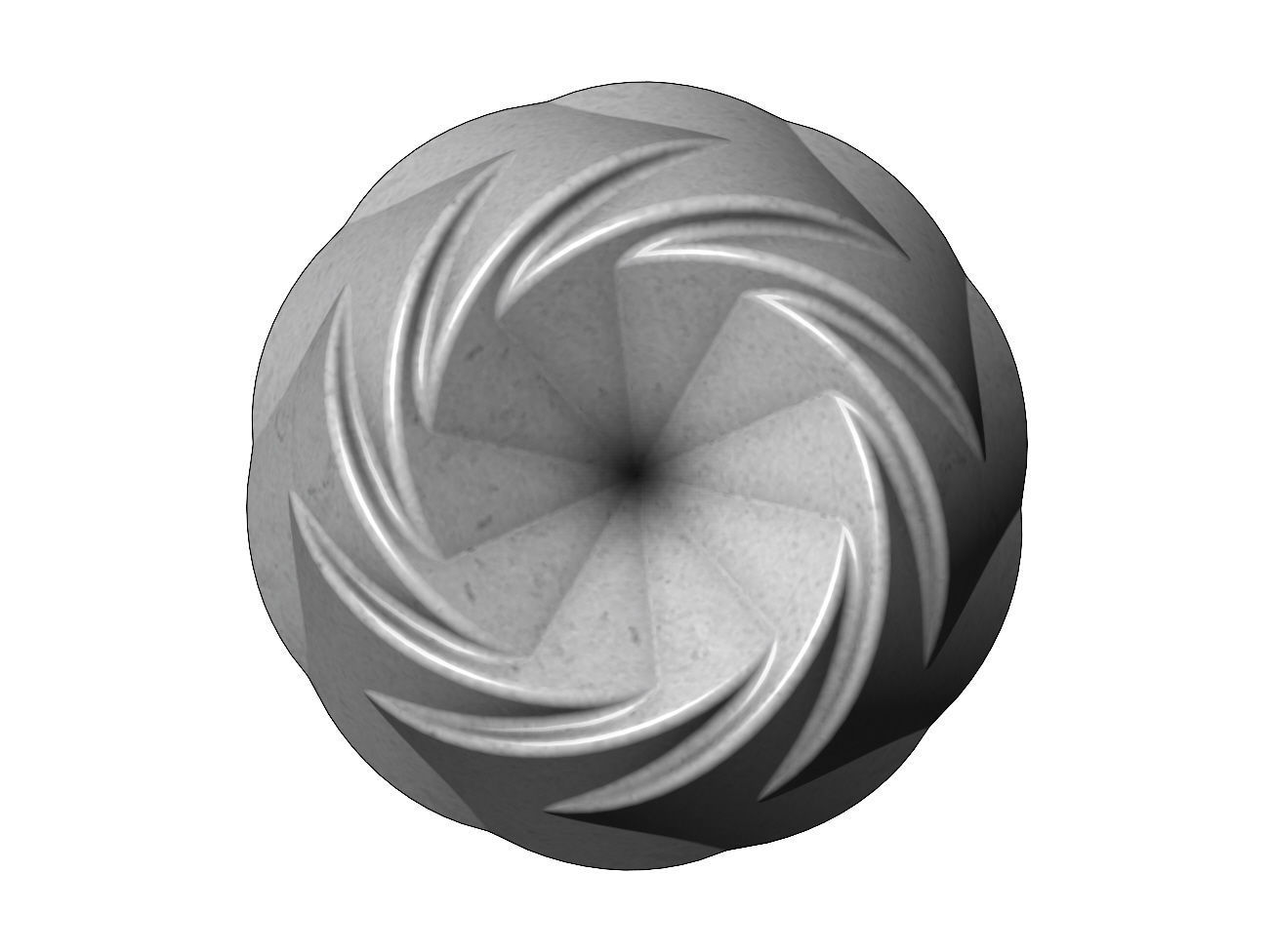 3d Geometrical pattern rosettes N02 3D print model_8