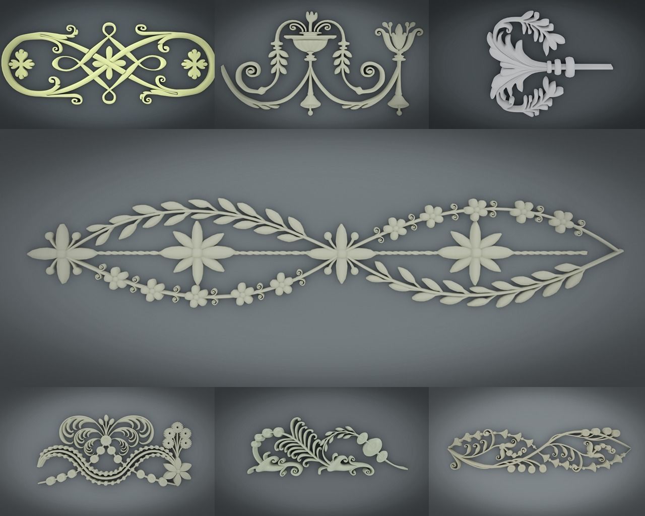 Ornamen baroque collection 7 style _1