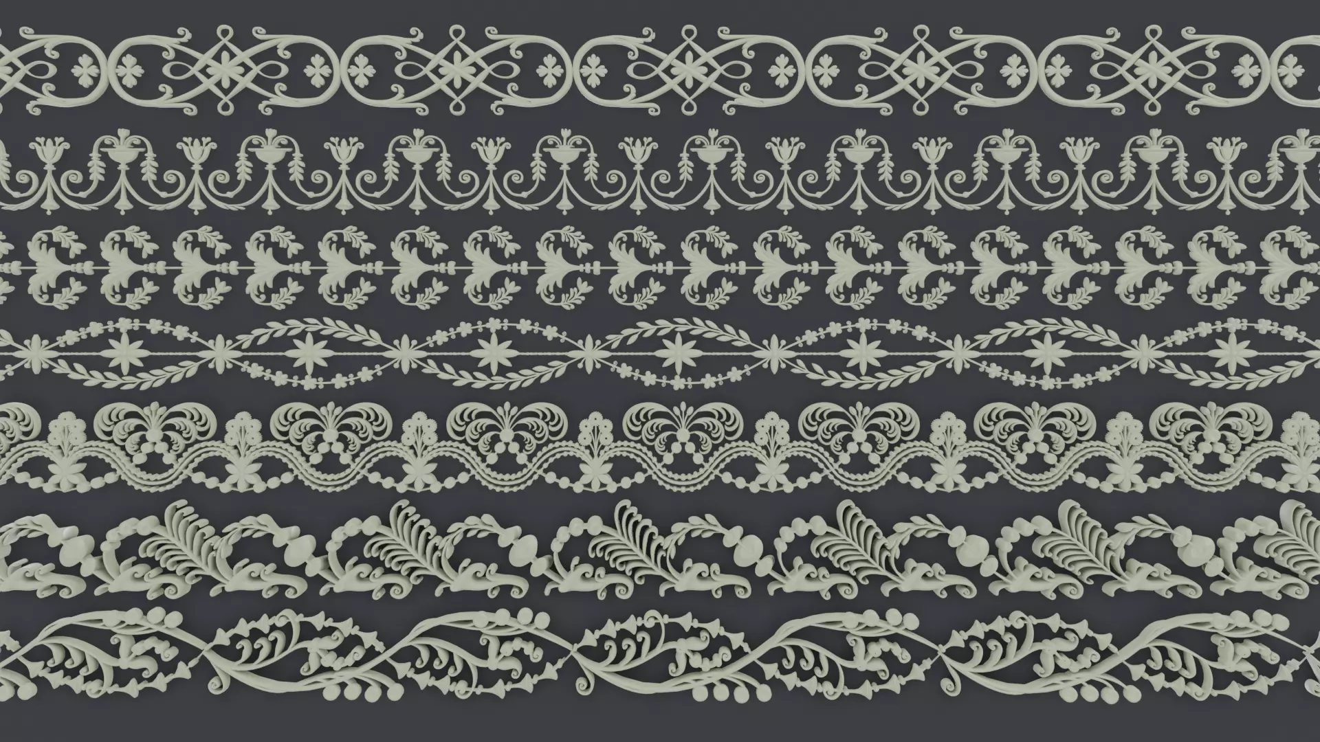Ornamen baroque collection 7 style _0