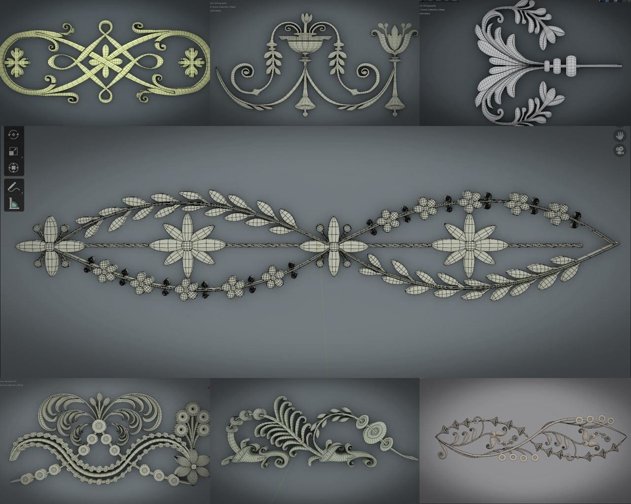 Ornamen baroque collection 7 style _2