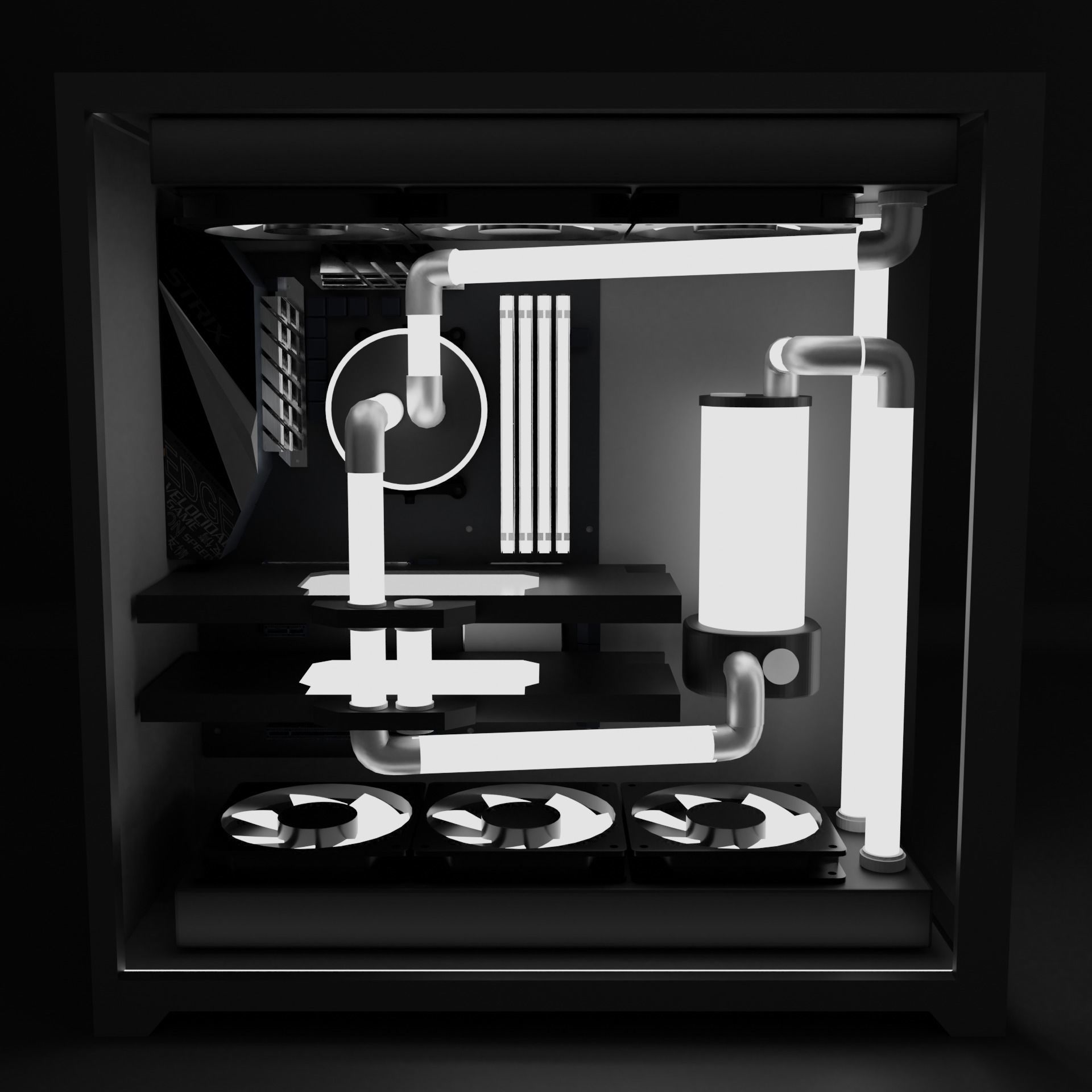 Lian Li PC Free 3D model_1