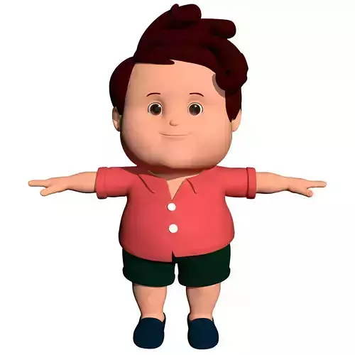 Cartoon Fat Boy