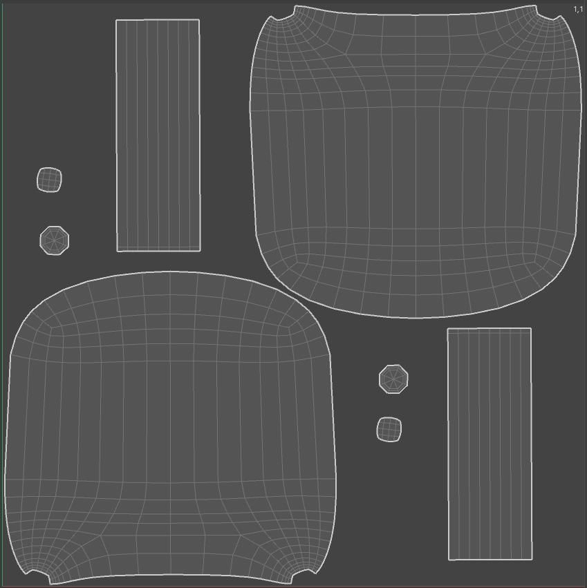 Polyester Film Capacitor with 2K PBR textures Low-poly 3D model_6