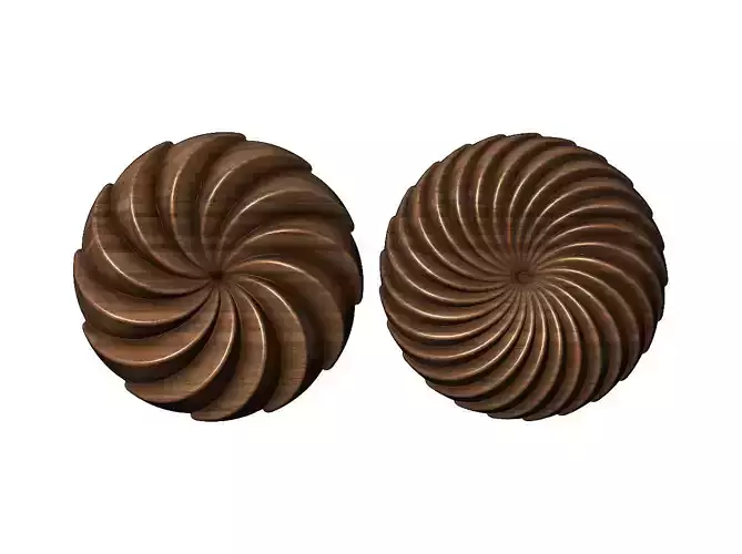 3d Geometrical pattern rosettes N00