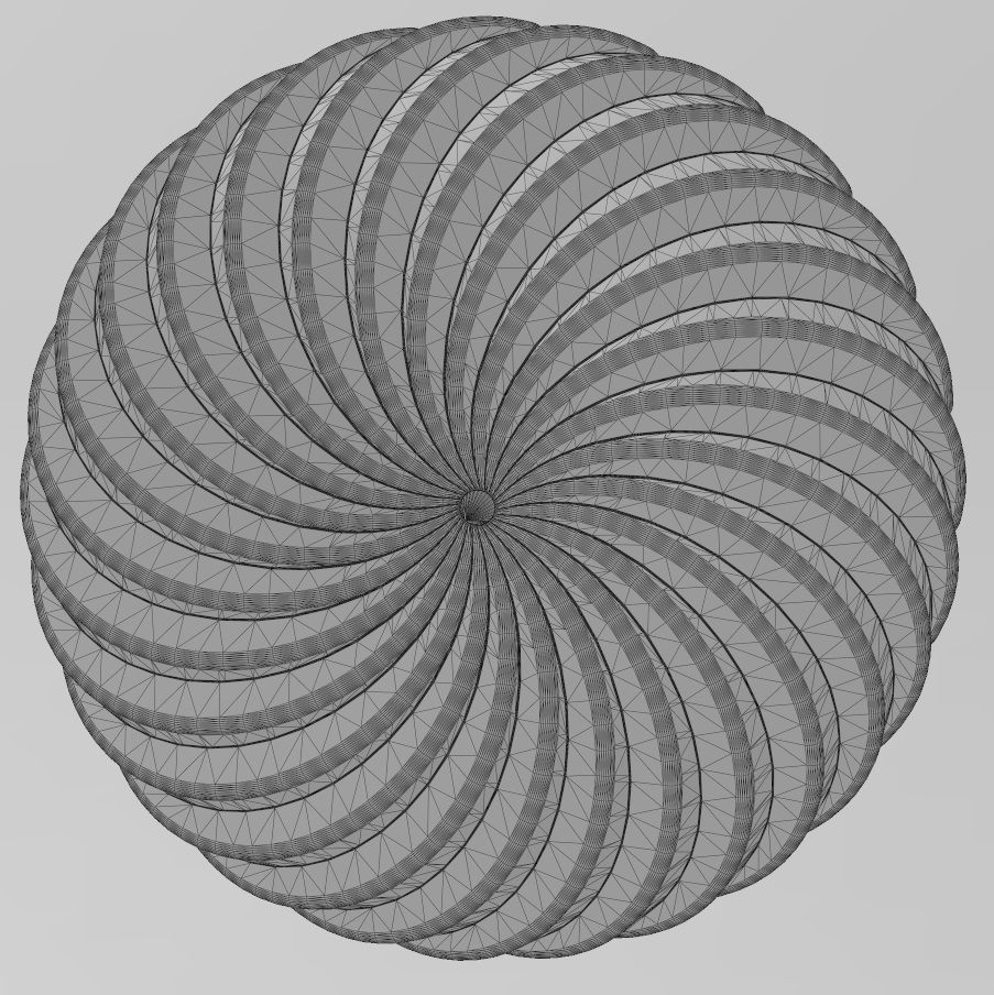 3d Geometrical pattern rosettes N00 3D print model_13