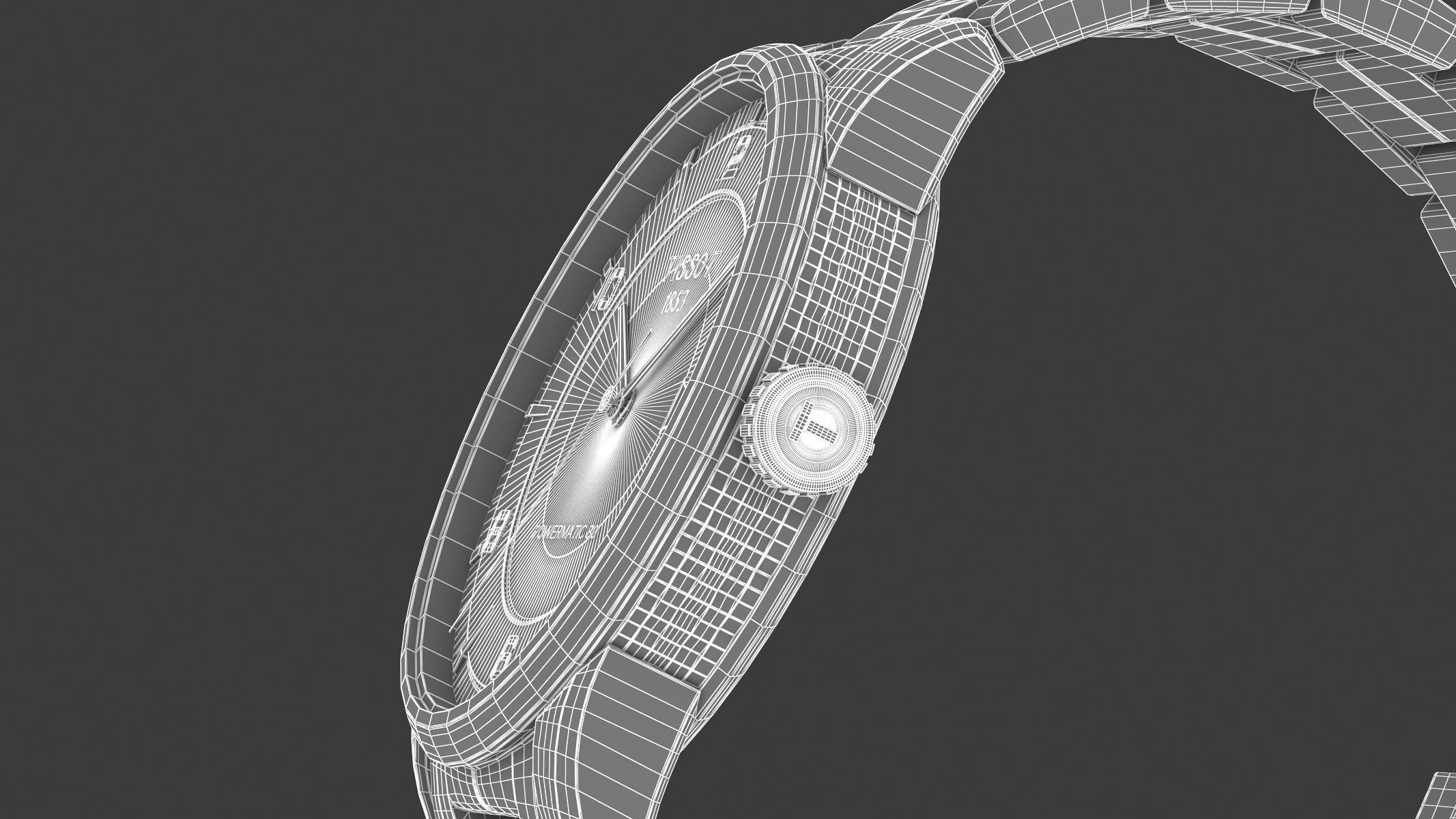 Tissot Luxury Powermatic 80 3D model_16