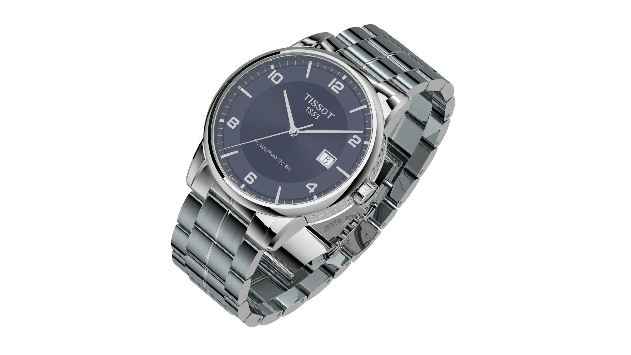 Tissot Luxury Powermatic 80 3D model_1