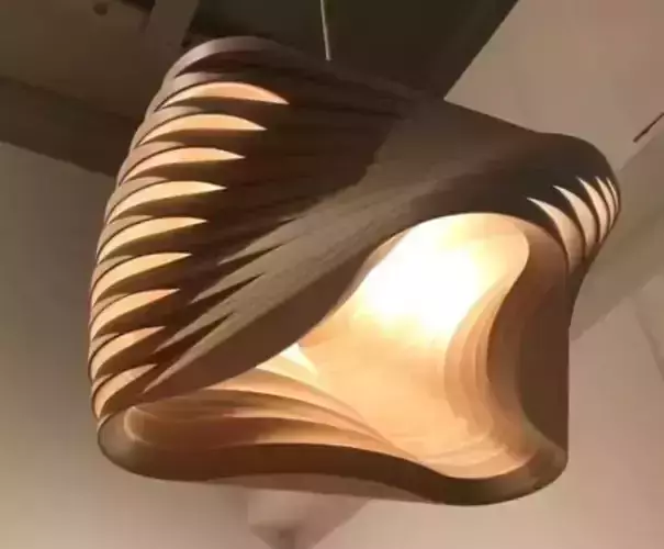 Parametric  Boomerang Lamp  Design 