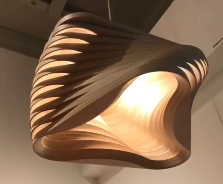 Parametric  Boomerang Lamp  Design  3D model_0