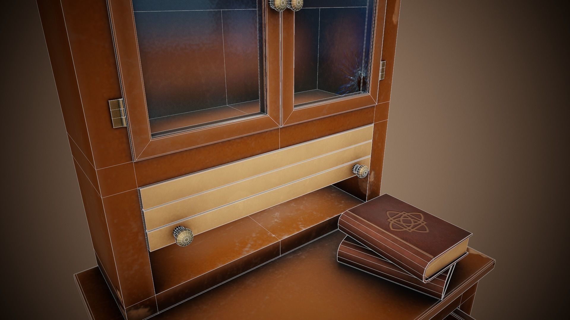 Stylized Furniture - Tutorial Included Low-poly 3D model_8