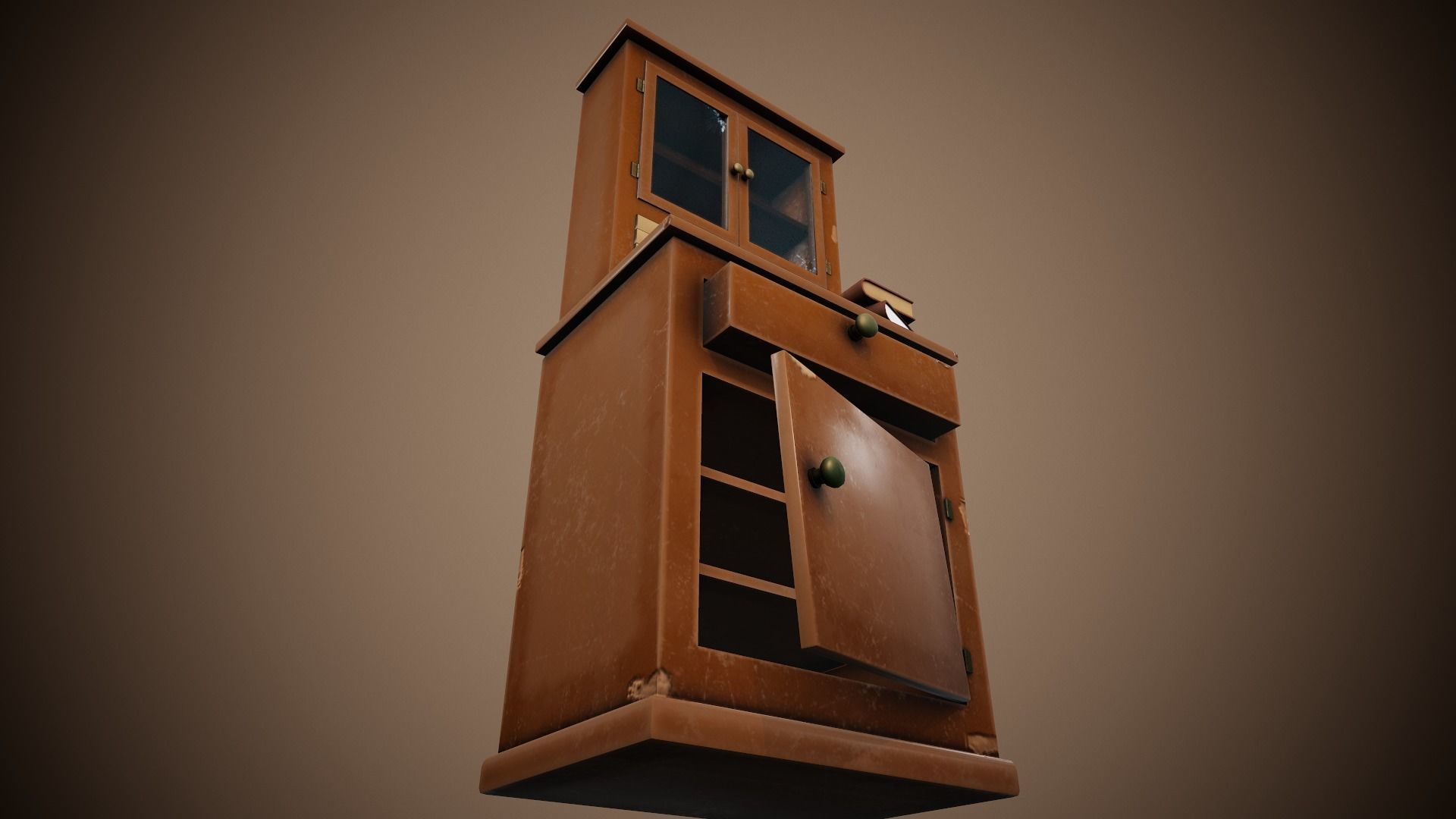 Stylized Furniture - Tutorial Included Low-poly 3D model_5