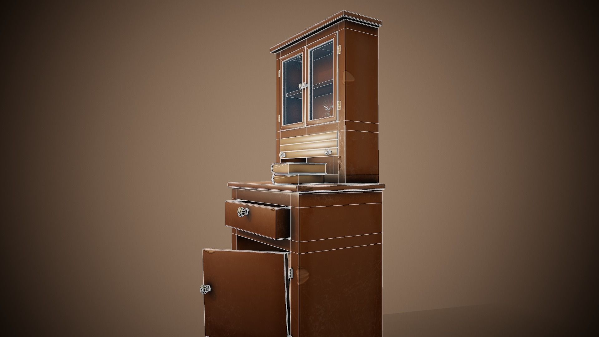 Stylized Furniture - Tutorial Included Low-poly 3D model_13