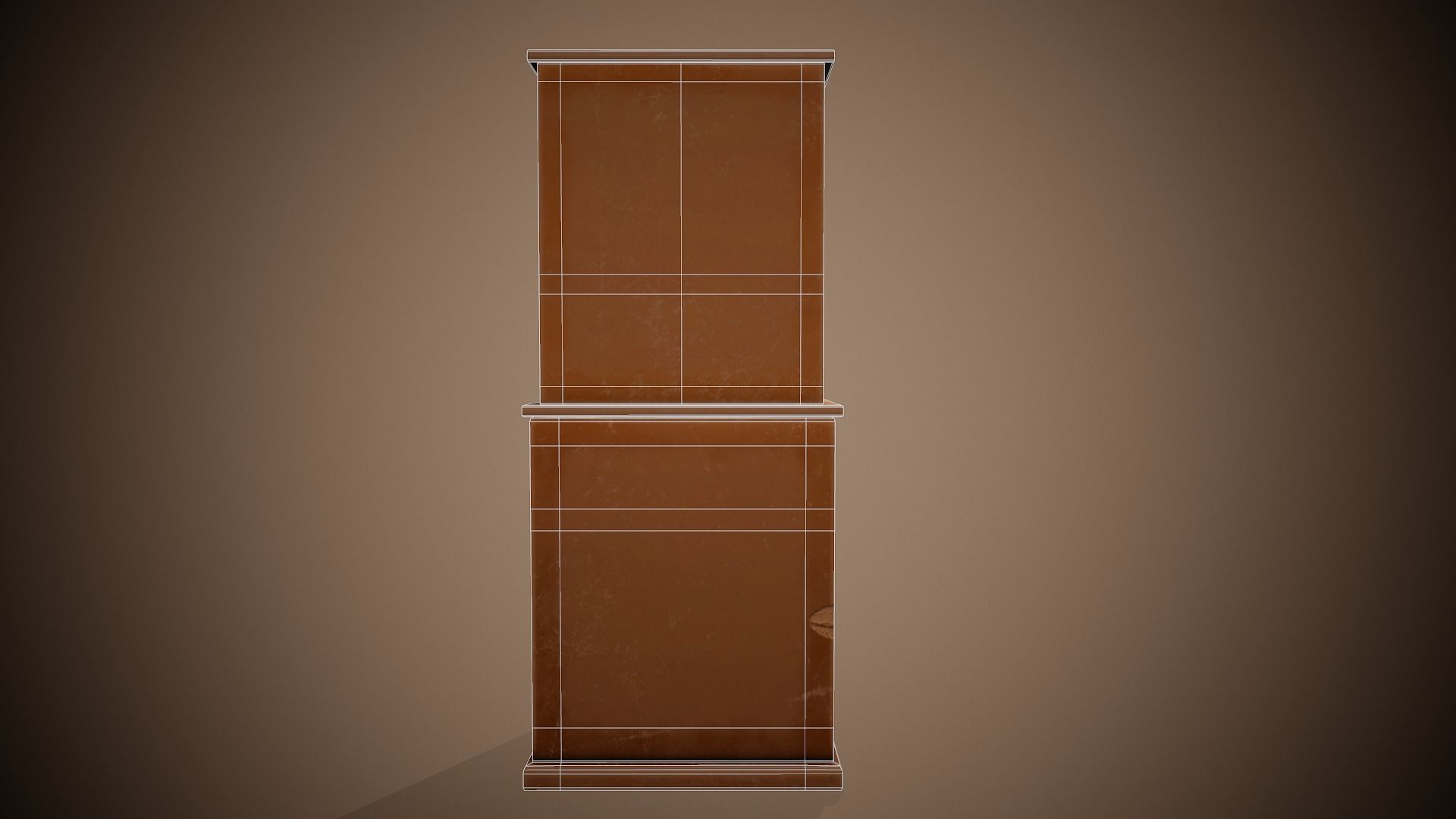 Stylized Furniture - Tutorial Included Low-poly 3D model_11