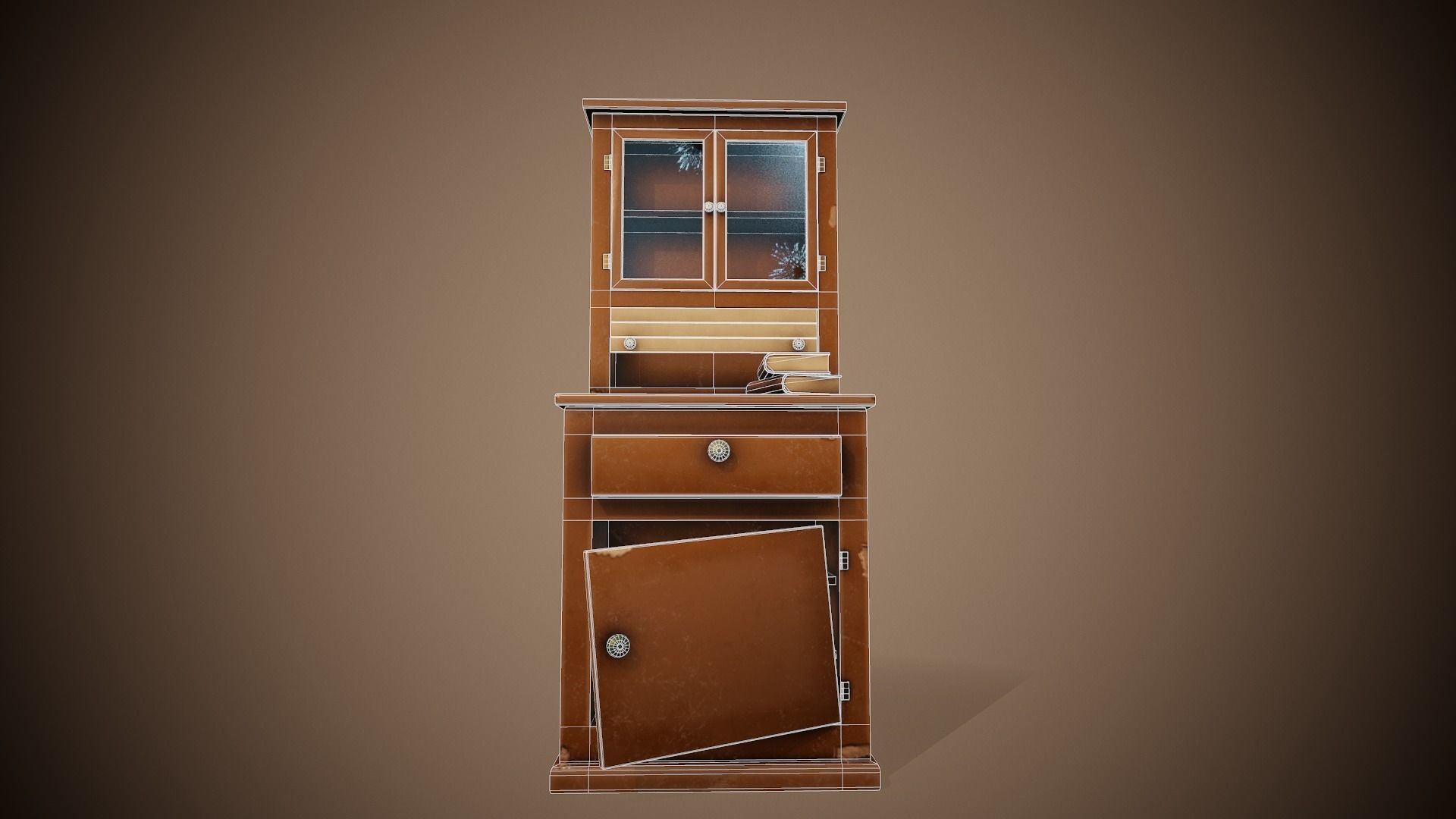 Stylized Furniture - Tutorial Included Low-poly 3D model_17