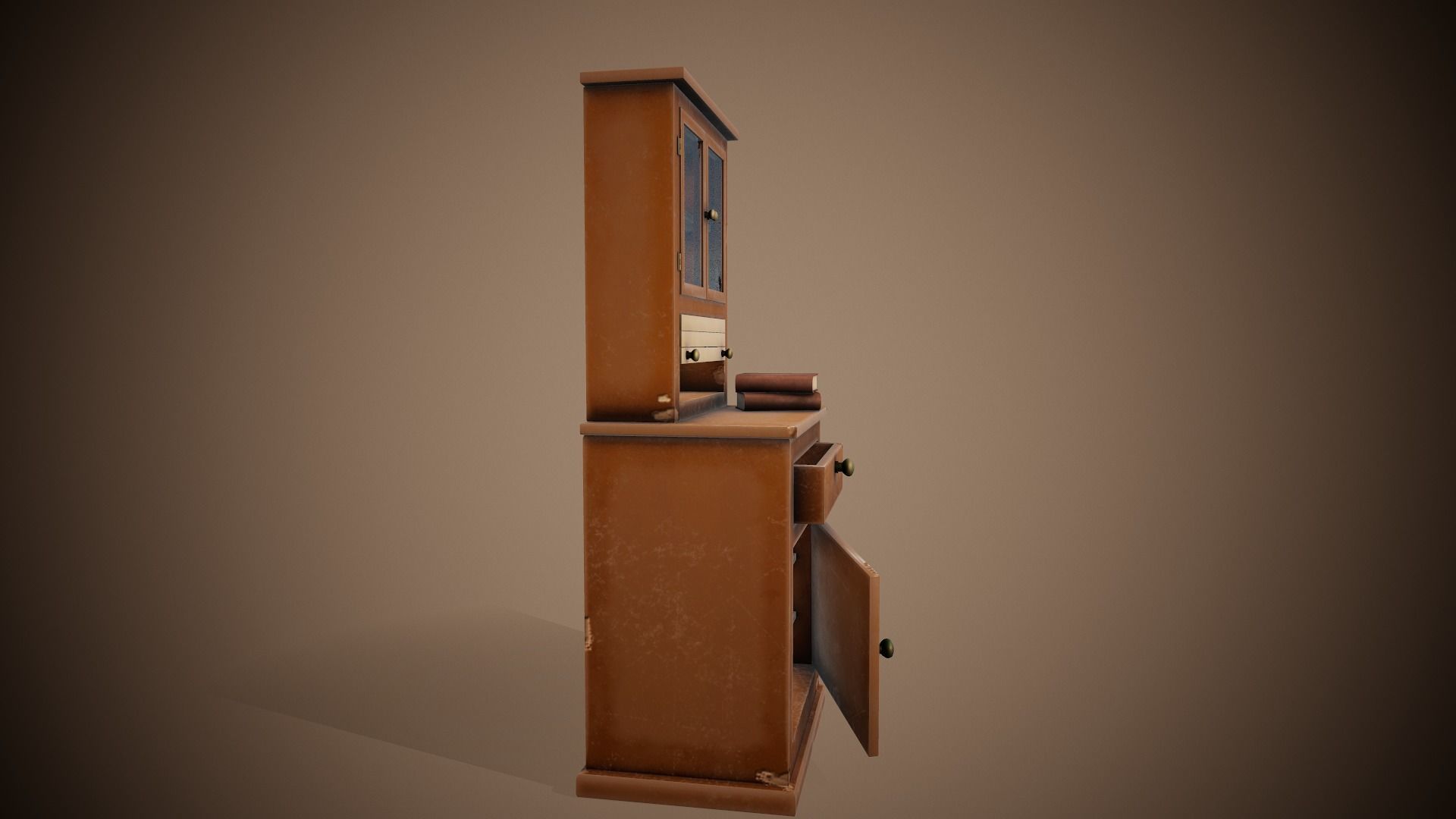 Stylized Furniture - Tutorial Included Low-poly 3D model_4