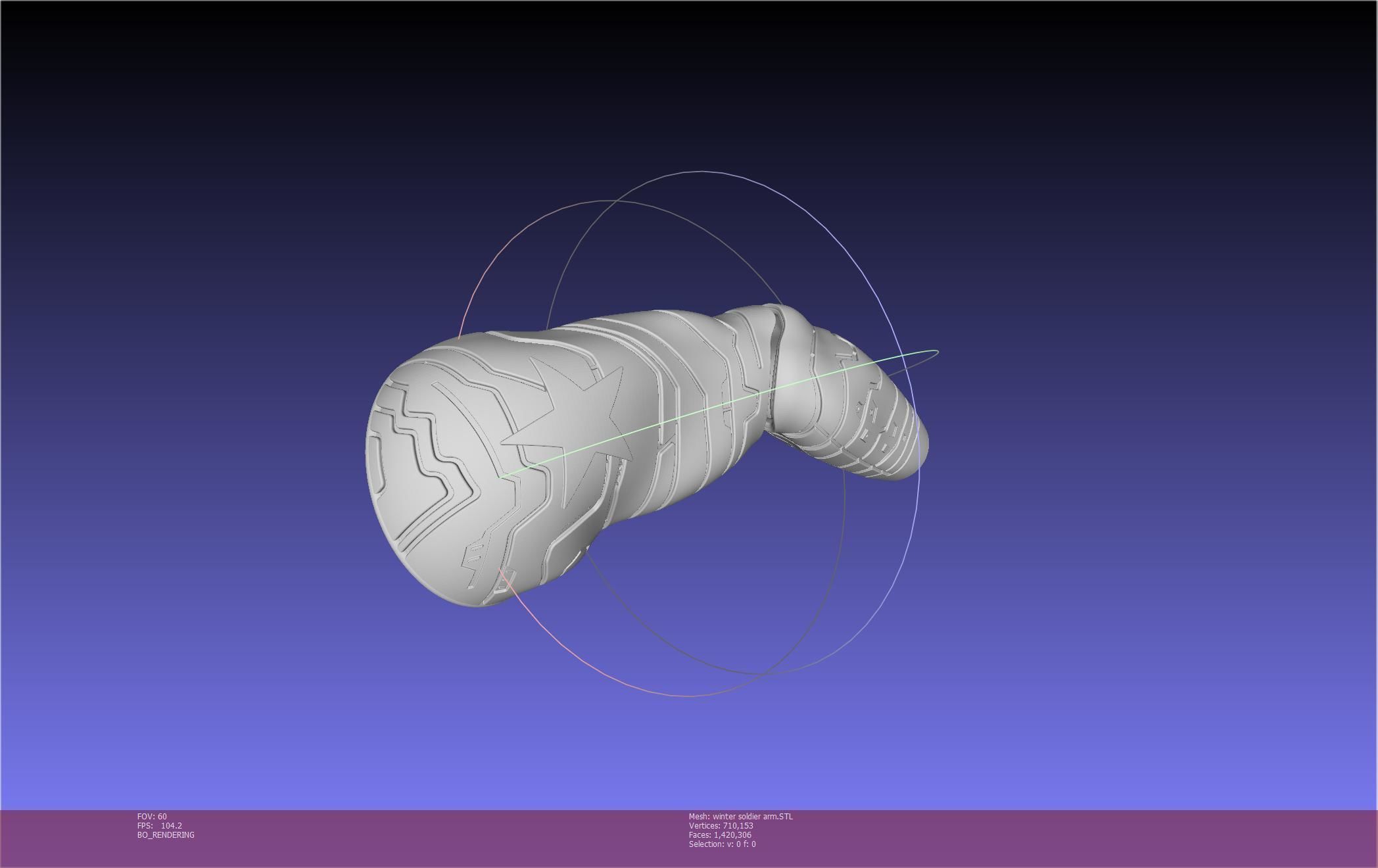 Winter Soldier Arm Printable Models 3D print model_43