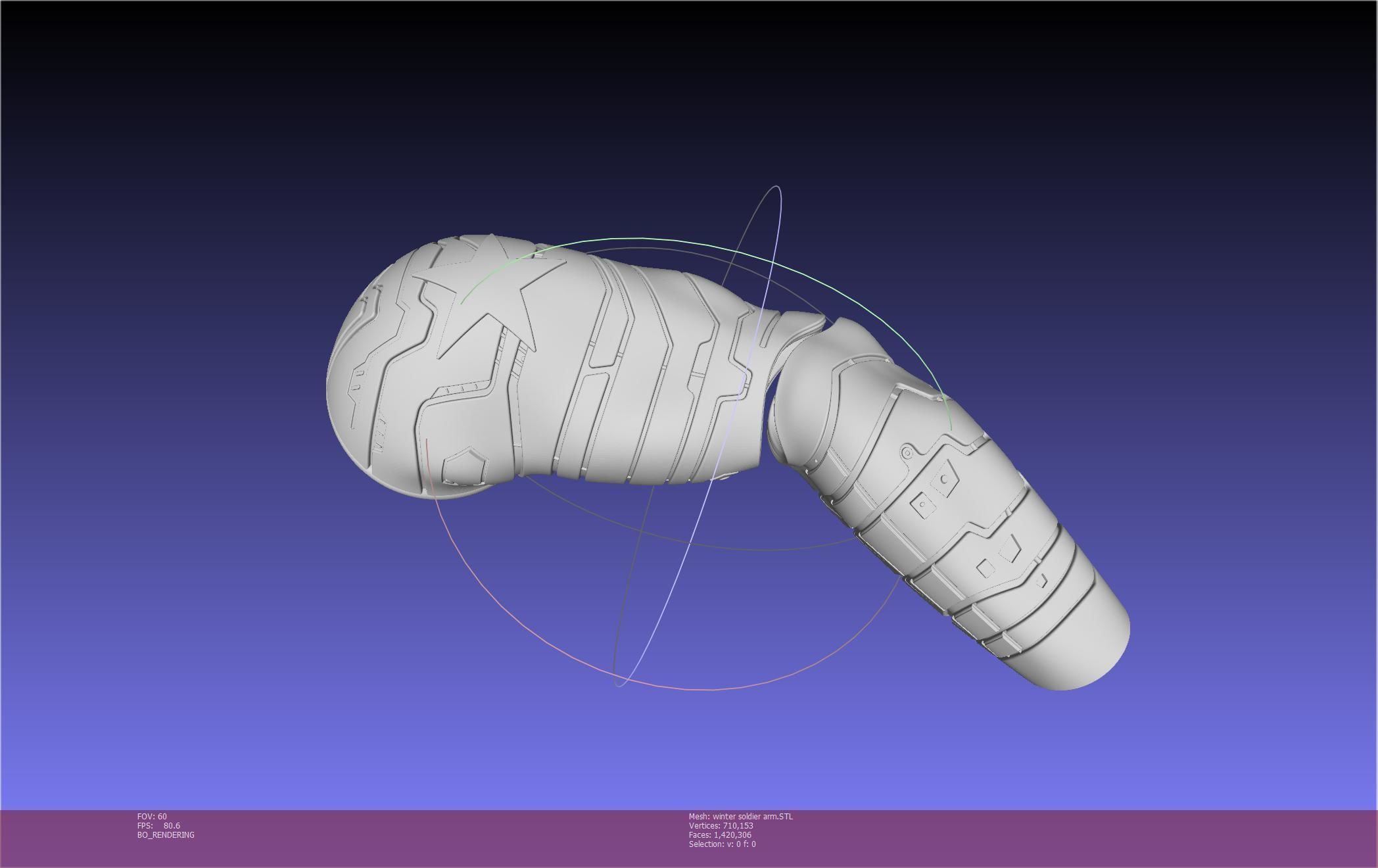 Winter Soldier Arm Printable Models 3D print model_8