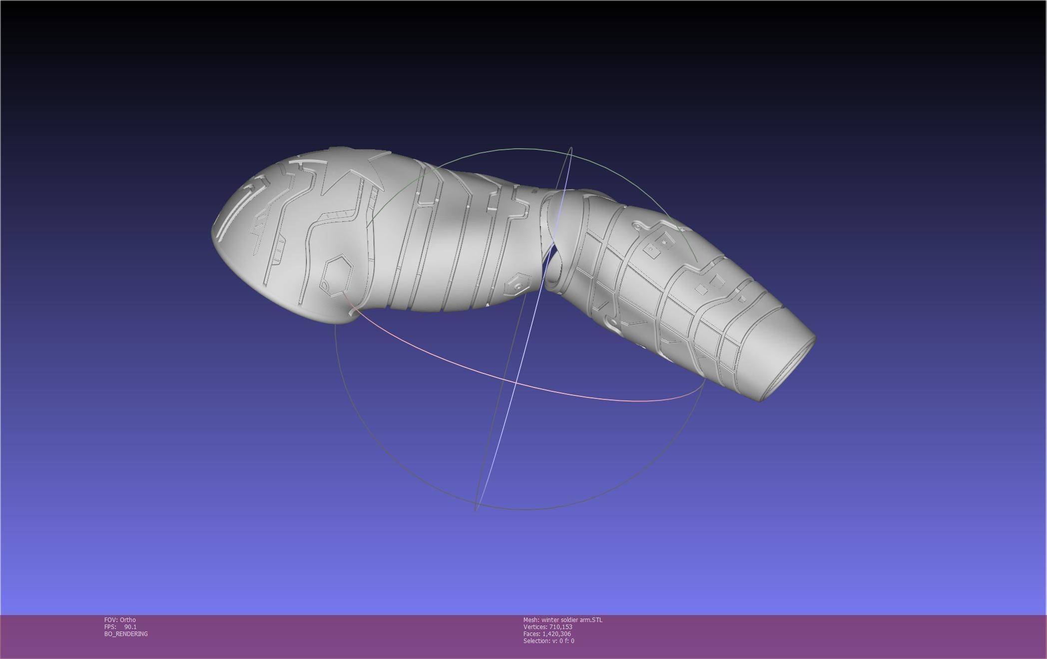 Winter Soldier Arm Printable Models 3D print model_111