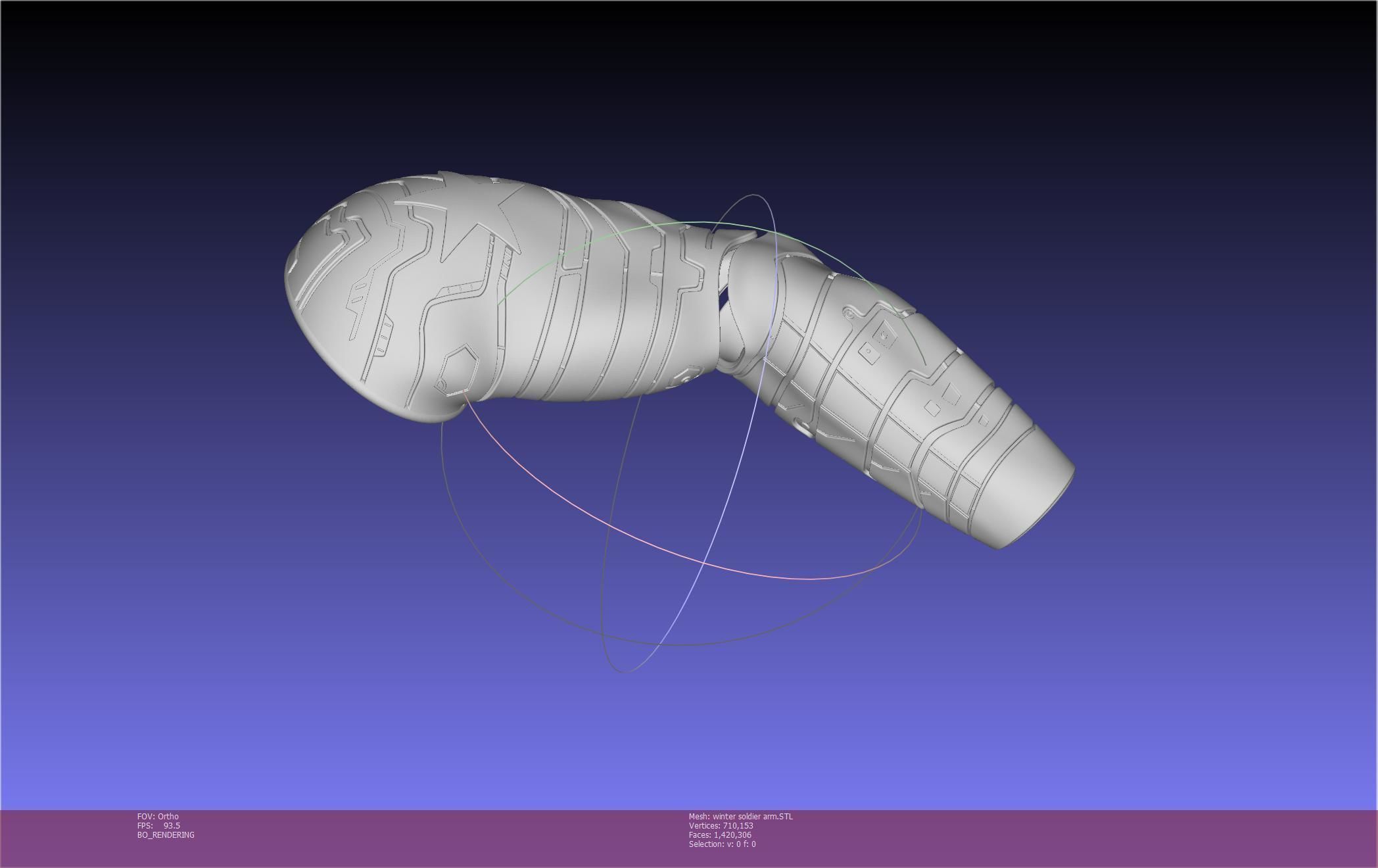 Winter Soldier Arm Printable Models 3D print model_106