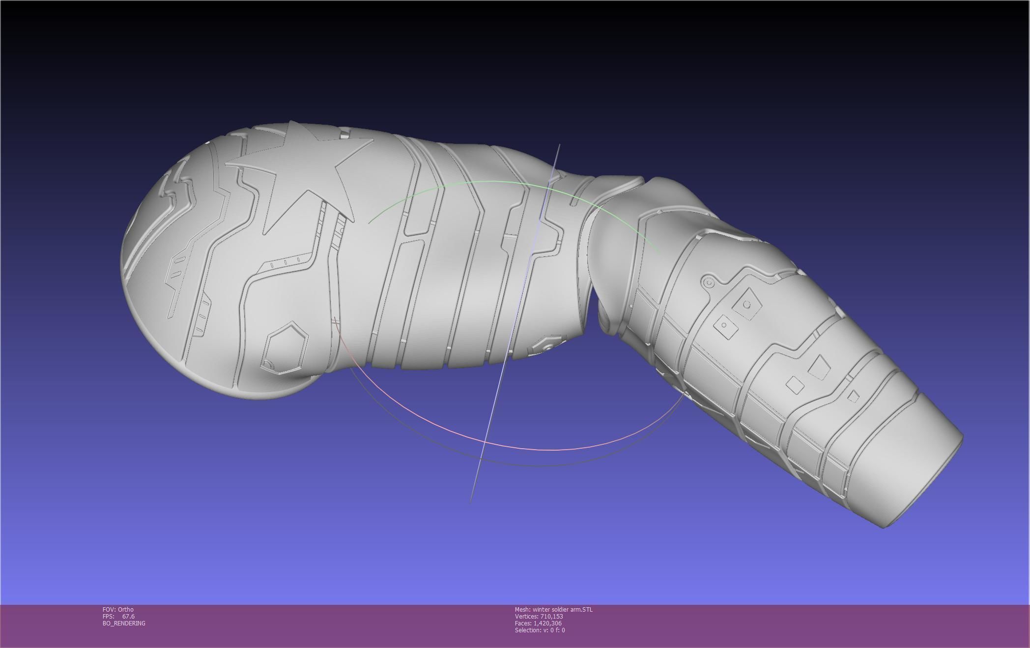 Winter Soldier Arm Printable Models 3D print model_117