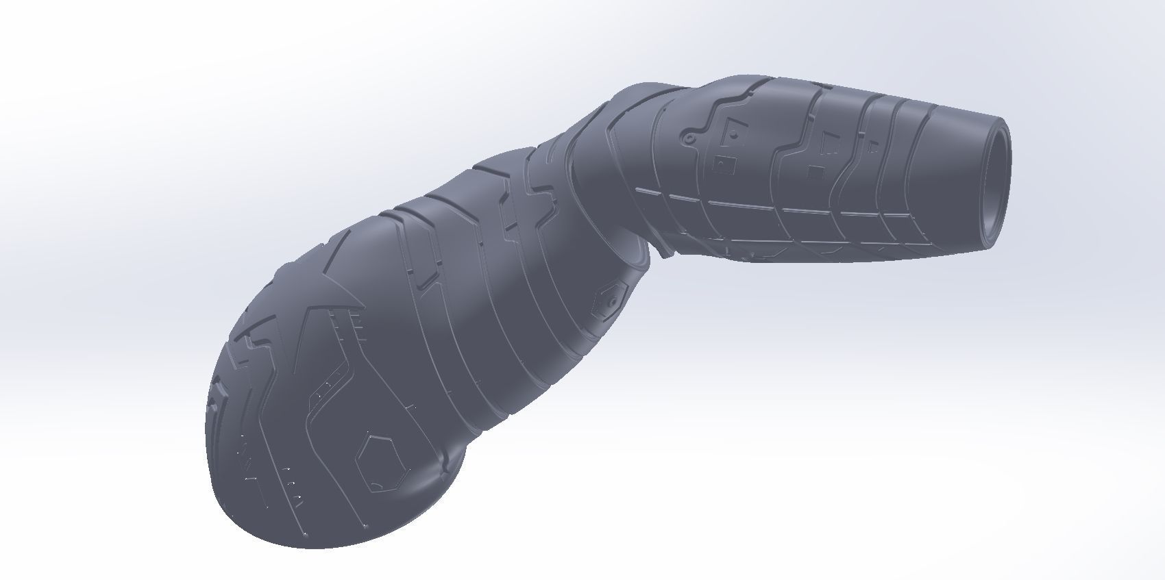 Winter Soldier Arm Printable Models 3D print model_145