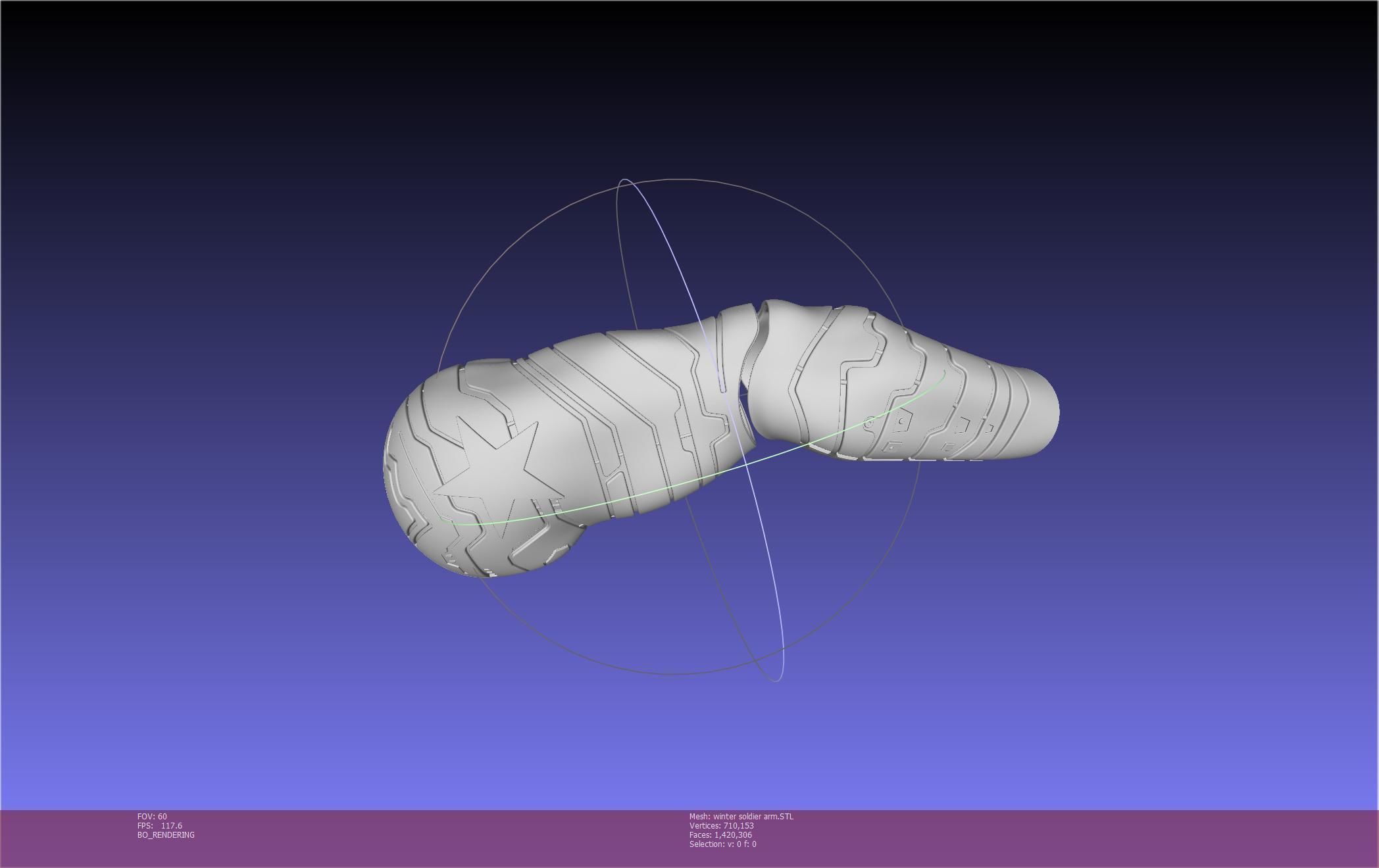 Winter Soldier Arm Printable Models 3D print model_30