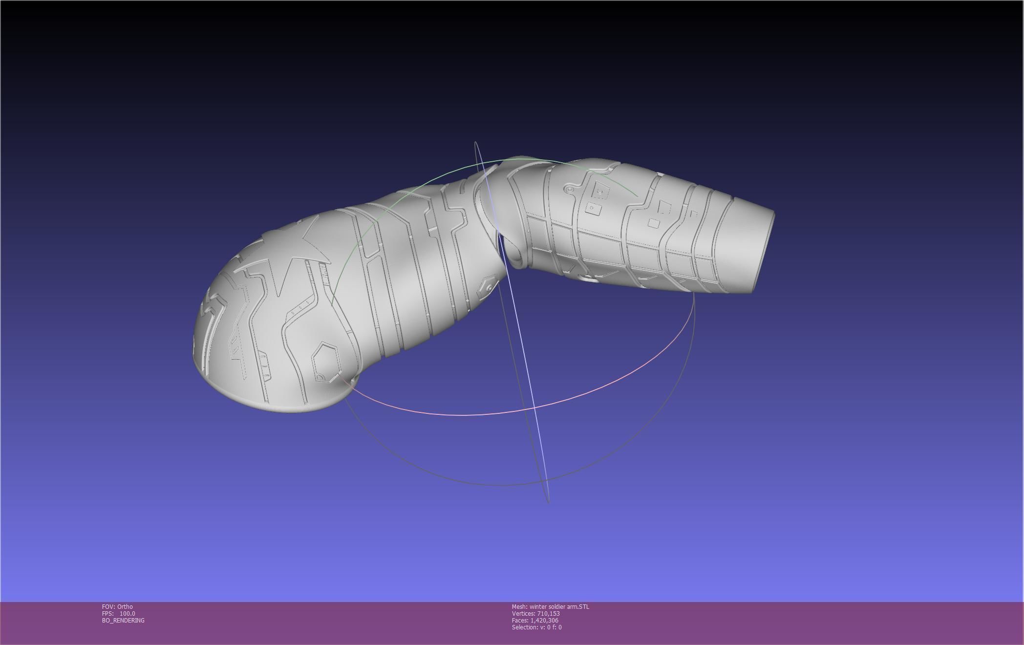 Winter Soldier Arm Printable Models 3D print model_95