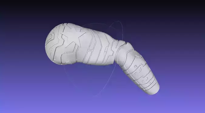 Winter Soldier Arm Printable Models 3D print model