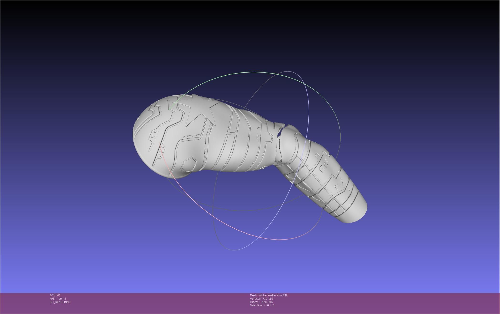 Winter Soldier Arm Printable Models 3D print model_44