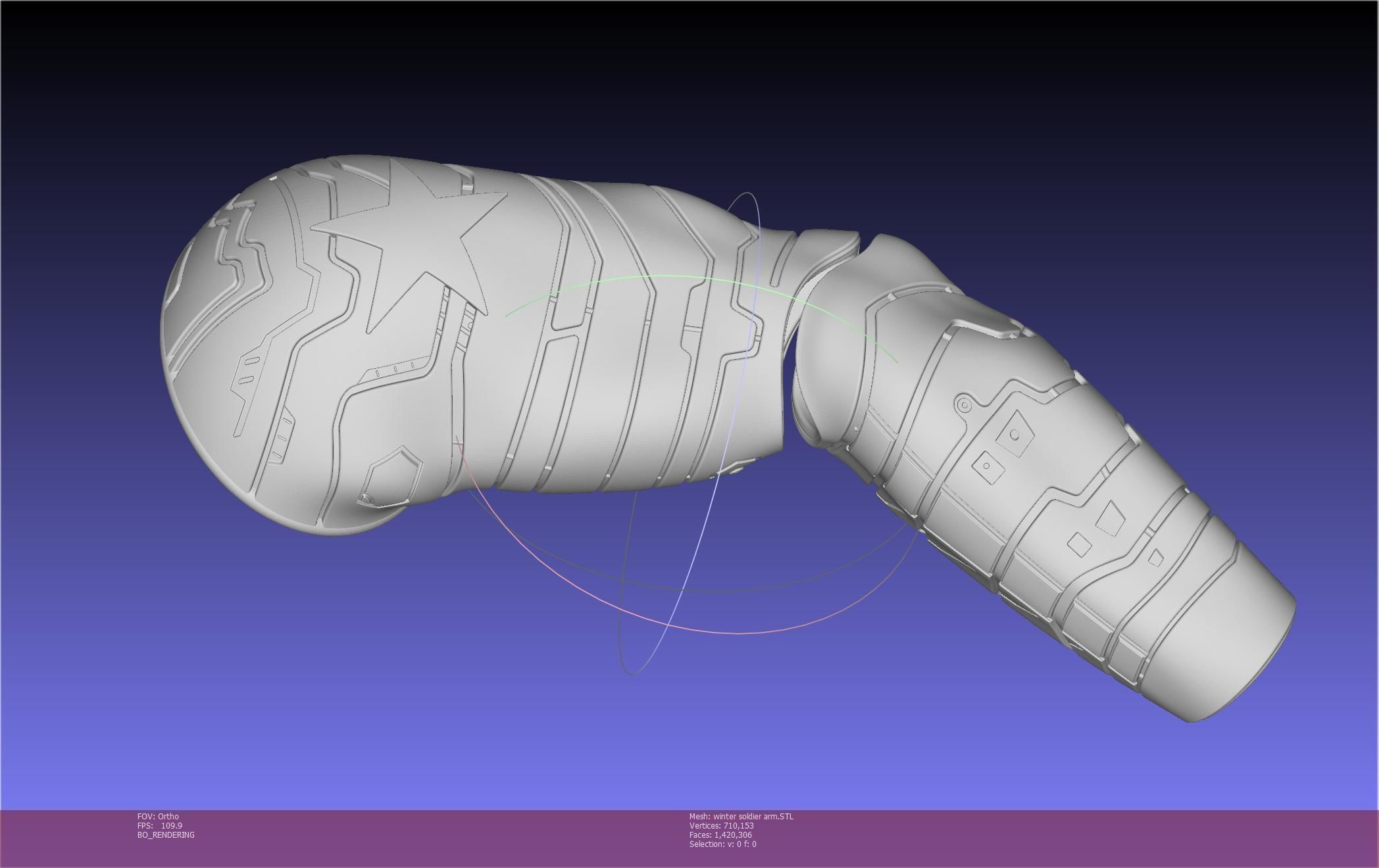 Winter Soldier Arm Printable Models 3D print model_122