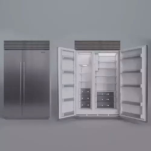 SUBZERO BI-48SIDS Refrigerator- Freezer -With Interior