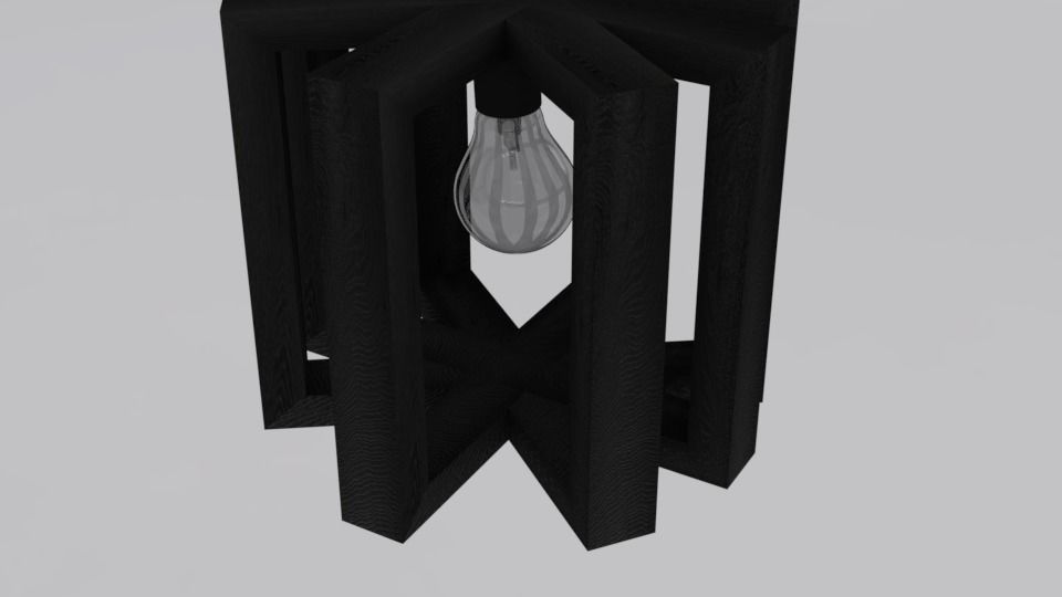 ceiling lighting  Free low-poly 3D model_3