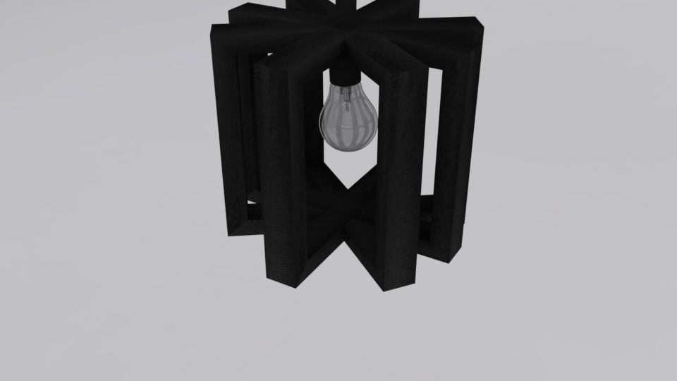 ceiling lighting  Free low-poly 3D model_2