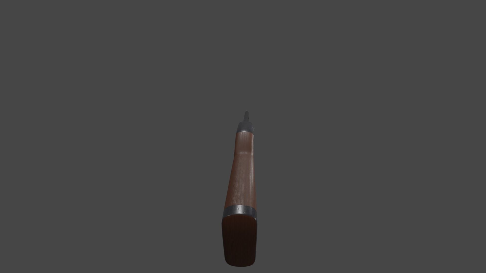 Shotgun Low-poly 3D model_4