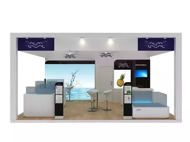 Alfa Laval 3d exhibition design