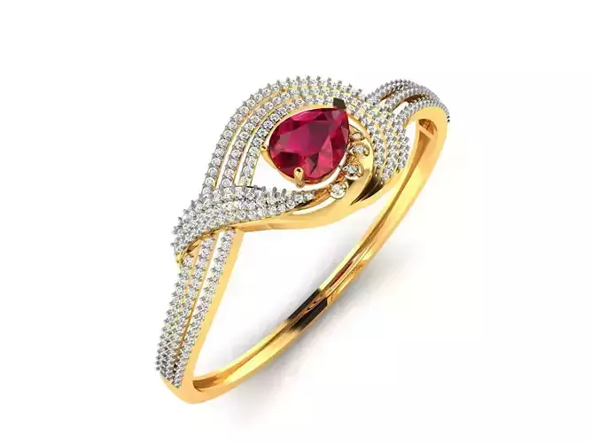 Women bracelets 3dm render detail 3D print model