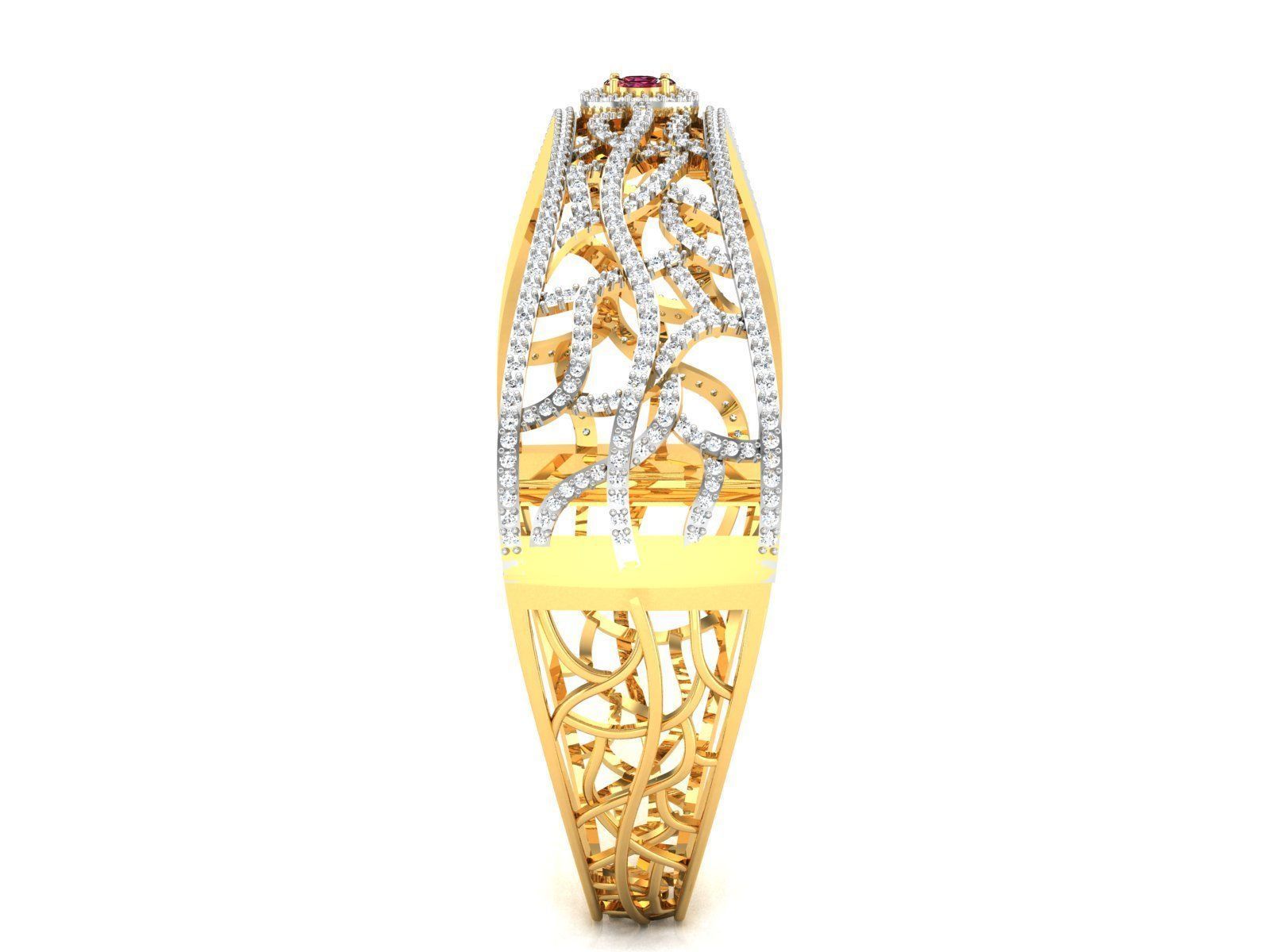 Women bracelets 3dm render detail 3D print model 3D print model_4